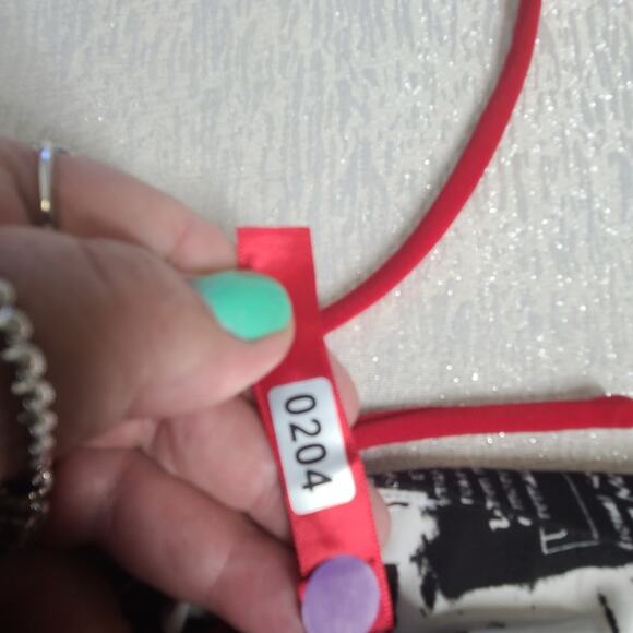 IC By Connie K Newspaper print women's jumpsuit Harem pants Medium Art to Wear - Picture 12 of 15